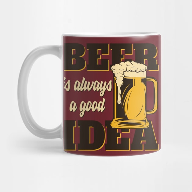 Beer always a good idea by animericans